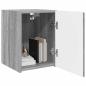 Preview: TV-Wandschrank 2 stk. Sonoma-Grau Holzwerkstoff