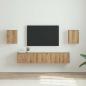 Preview: ARDEBO.de - TV-Wandschrank 2 stk. Artisan Eiche Holzwerkstoff