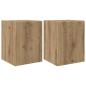 Preview: TV-Wandschrank 2 stk. Artisan Eiche Holzwerkstoff