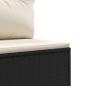 Preview: 8-tlg. Garten-Lounge-Set mit Kissen Schwarz Poly Rattan