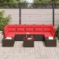 Preview: Sofa Set 8 stk. Braun [Synthetisch]: Poly Rattan