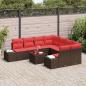Preview: Sofa Set 9 stk. Braun [Synthetisch]: Poly Rattan