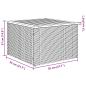 Preview: Gartensofa-set mit Kissen 11 pcs Schwarz Poly-Rattan