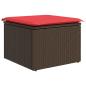 Preview: Gartensofa-set 6 stk. Braun Poly Rattan