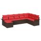 Preview: Gartensofa-set 8 stk. Beige Poly Rattan