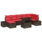Preview: Gartensofa-set 8 stk. Poly-Rattan