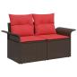 Preview: Gartensofa-set 5 stk. Poly Rattan