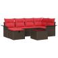 Preview: Gartensofa-set 7 stk. Poly Rattan