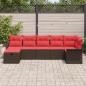 Preview: Gartensofa-set 7 stk. Poly Rattan