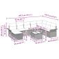 Preview: Gartensofa-set 9 Stk. Poly Rattan