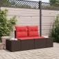 Preview: ARDEBO.de - Garten-Sofa 2-Sitzanzahl Poly-Rattan