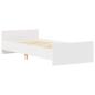Preview: Bettgestell Wei? 100x200 cm Holzwerkstoff
