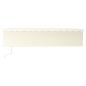 Preview: Markise Automatisch Einziehbar mit Volant 6x3 m Creme