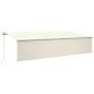 Preview: Markise Automatisch mit Rollo LED Windsensor 6x3 m Creme