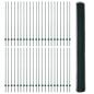 Preview: Sechseckzaun mit Pfosten 100 x 1,5 m PVC-beschichteter Stahl