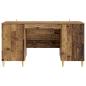 Preview: Schreibtisch mit Regal Altholz 142,5 x 50 x 75 cm Holzwerkstoff