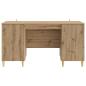 Preview: Schreibtisch Artisan-Eiche Holzwerkstoff 142,5 x 50 x 75 cm
