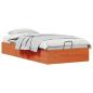 Preview: Ottoman Bettgestell mit Stauraum Wachsbraun 75 x 190 cm