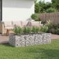 Preview: ARDEBO.de - Gabionen-Hochbeet 2 stk. 200 x 100 x 60 cm Verzinkter Stahl