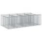 Preview: Gabionen-Hochbeet 2 stk. 200 x 100 x 60 cm Verzinkter Stahl