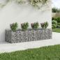 Preview: Gabionen-Hochbeet 3 stk. 400 x 100 x 60 cm Verzinkter Stahl