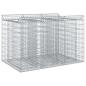 Preview: Gabionen-Hochbeet 2 stk. 150 x 100 x 100 cm Verzinkter Stahl