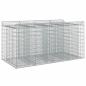 Preview: Gabionen-Hochbeet 2 stk. 200 x 100 x 100 cm Verzinkter Stahl