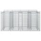 Preview: Gabionen-Hochbeet 2 stk. 200 x 100 x 100 cm Verzinkter Stahl