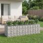 Preview: ARDEBO.de - Gabionen-Hochbeet 3 stk. 300 x 100 x 100 cm Verzinkter Stahl