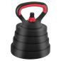 Preview: 4-in-1 Hantelset 40 kg Schwarz und Rot Zement und Eisensand