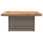 Preview: 2 Stück Garten Mittel Sofa Mit Hochklapptisch Poly-Rattan