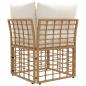 Preview: Modulares Outdoor-Ecksofa Natur Poly-Rattan