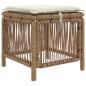 Preview: Garten Essgruppe 4 stk. Beige und Creme Poly-Rattan