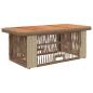 Preview: Garten Essgruppe 4 stk. Beige und Creme Poly-Rattan
