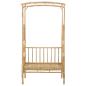 Preview: Gartenbogen mit Sitzbank 115 x 50 x 205 cm Bambus