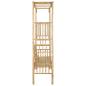 Preview: Gartenbogen mit Sitzbank 115 x 50 x 205 cm Bambus