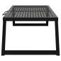 Preview: Faltbarer Campinggrill 58 x 31 x 2 cm Legierter Stahl Schwarz
