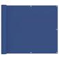 Preview: Balkonsichtschutz 100 x 1000 cm Oxford-Stoff Rechteckig Blau