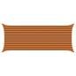 Preview: Sonnensegel Orange und Braun 5 x 2 m 100 % Polyester Oxford