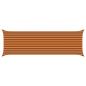 Preview: Sonnensegel Orange und Braun 6 x 2 m 100 % Polyester Oxford