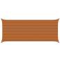 Preview: Sonnensegel Orange und Braun 6 x 2,5 m 100 % Polyester Oxford