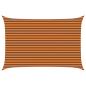 Preview: Sonnensegel Orange und Braun 4,5 × 3 m 100 % Polyester Oxford