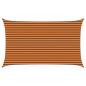 Preview: Sonnensegel Orange und Braun 3 x 5 m 100 % Polyester Oxford