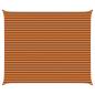 Preview: Sonnensegel Orange und Braun 6 x 5 m 100 % Polyester Oxford