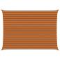 Preview: Sonnensegel Orange und Braun 5 x 7 m 100 % Polyester Oxford