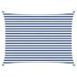 Preview: Sonnensegel Blau und Weiß 4 x 3 m 100 % Polyester Oxford