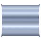 Preview: Sonnensegel Blau und Weiß 6 x 5 m 100 % Polyester Oxford