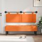 Preview: Hängendes Kopfteil Orange Cordstoff