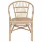 Preview: Stapelstuhl Natur 58 x 60 x 81 cm Rattan