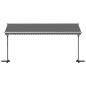 Preview: Freistehende Markise 5 x 3 m Polyester Grau